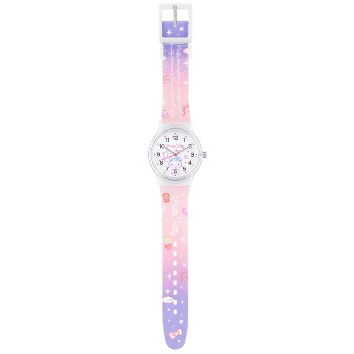 Sanrio Hello Kitty Plastikk Etui Klokke Rosa Lilla [Sanrio] J-AXIS CR2C0007-KT Dame
