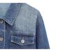 2025 Spring Women's Fashion Denim Jacket and Straight-Leg Pants Set