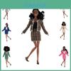 30cm11 Boneca da Moda de Alta Qualidade 30cm11 Polegadas Com Estilo Elegante Europeu e Americano Pele Negra Africana Cabelo Cacheado Disponível Em