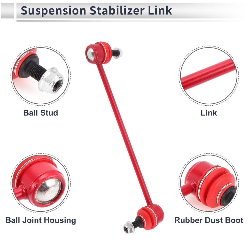 UXCELL Front Stabilizer Bar Links with 2 Pcs Bushing for Jeep Patriot 07-17 No.K80258