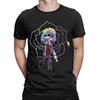 Neon Sci Fi Robot Characters Graphic 100% Cotton T-Shirt mMurder Drones Tops Tees For Men