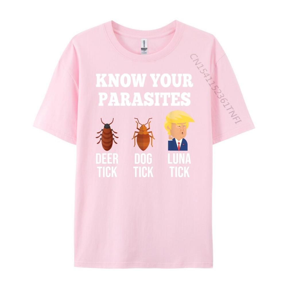 Conosci i tuoi Parassiti AntiTrump Divertente ZECCA Resisti Moda Maglietta Uomo Coppie Manica Corta T-shirt Uomo Top Magliette Harajuku