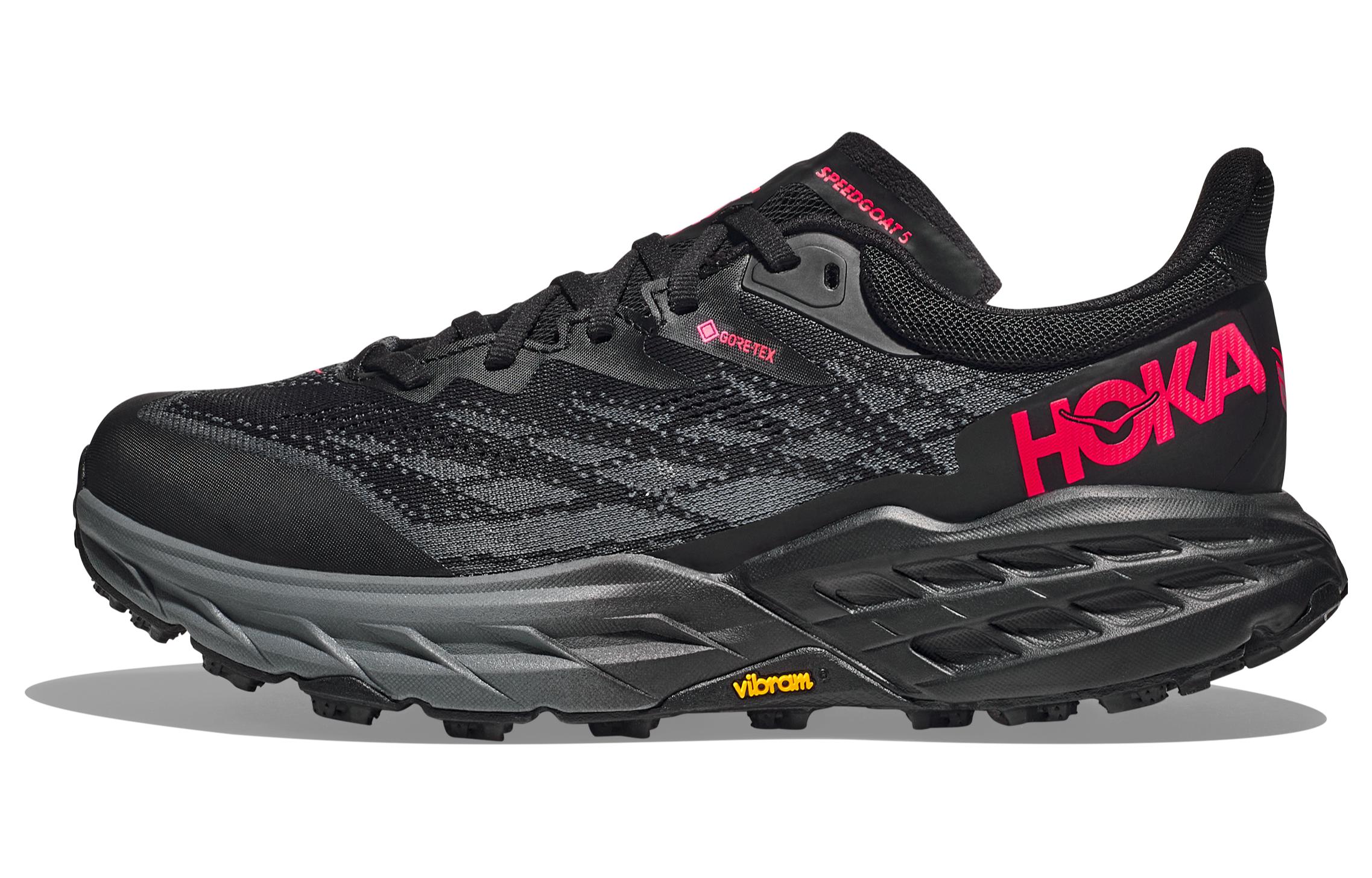 HOKA ONE ONE Speedgoat 5 Gore Tex Black Black Women s 1127913-BBLC 36