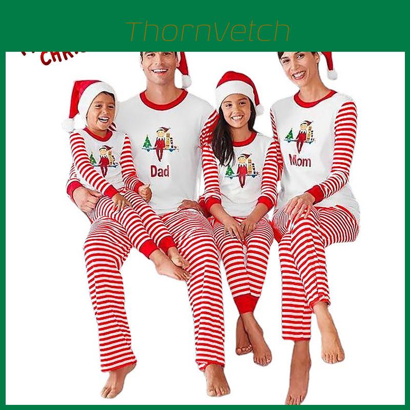Cozy Festive Family Christmas Pajama Sets Snug Fit Sleepwear For Men Women Kids In Xmas