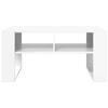 Coffee Table with Storage White 92 x 53 x 45 cm Particleboard