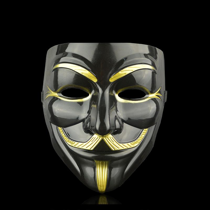 Film Cosplay V pour Vendetta Hacker masque anonyme Guy Fawkes Halloween fête de noël cadeau pour adultes enfants Film thème masque