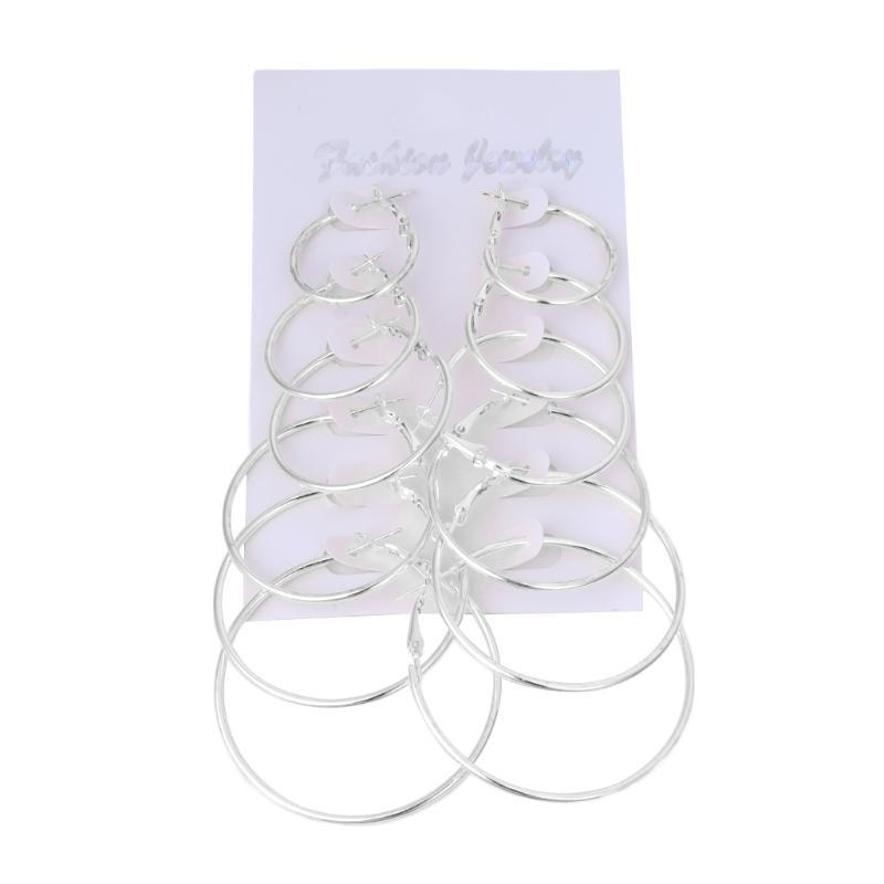 6 perechi/set de cercei cu cerc cu inele de epocă, cercei cu cerc pentru femei, steampunk pentru ureche