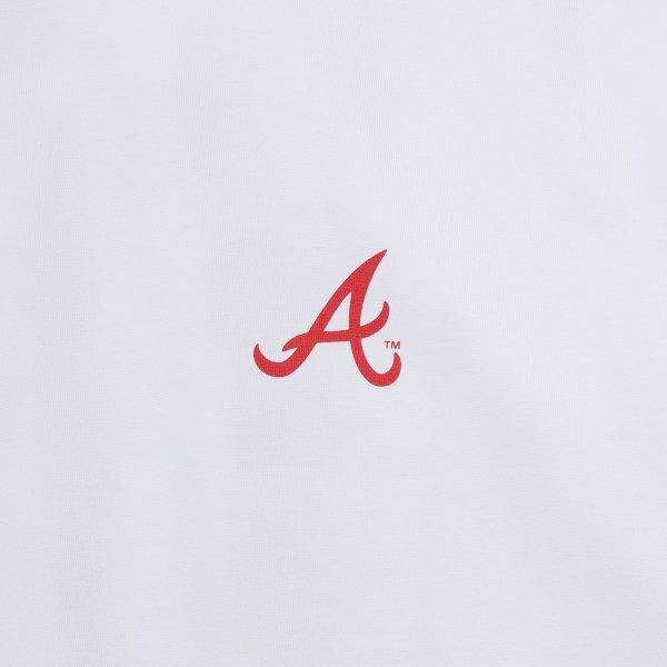 New Era ATlanTa Braves 59fifTy Circle T shirT whiTe