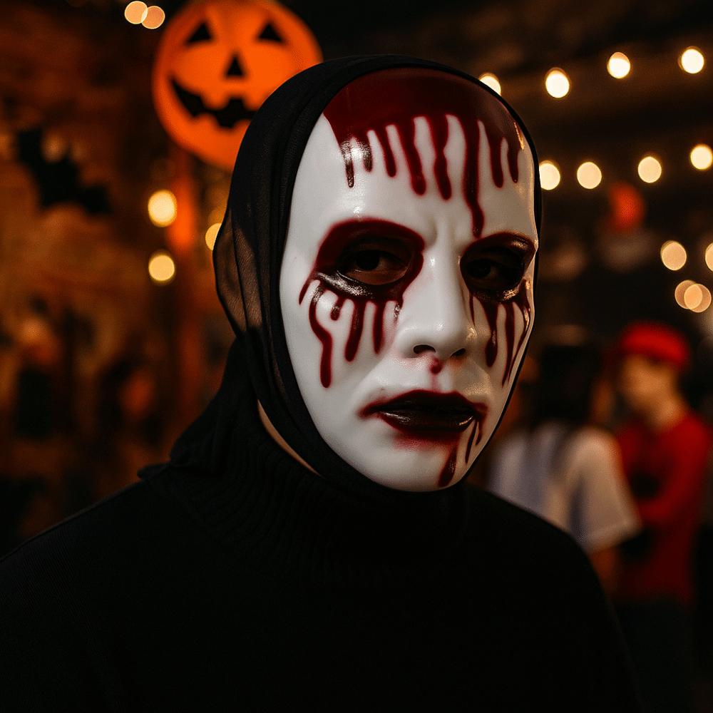Realistická Krev Krev Jizva Maska Strašidelný Vzhled Představení Maska Párty Kostým Rekvizity Divadelní Představení