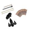 Kit di Riparazione Pavimenti in Legno Sotto Tappeto Stop agli Squeak Progetto di Falegnameria Forniture con 5 Attrezzi 50 Viti