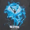 Kith X Superman Relâmpago Vintage Camiseta Preta Unissex Tops KHM033851-001