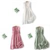 Vintage Summer A Line Dress With Tie Waist For Travel And Resort Wear