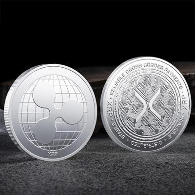 Pamětní mince XRP Coin Symbol finanční inovace Zvýraznění mince XRP Ethereum