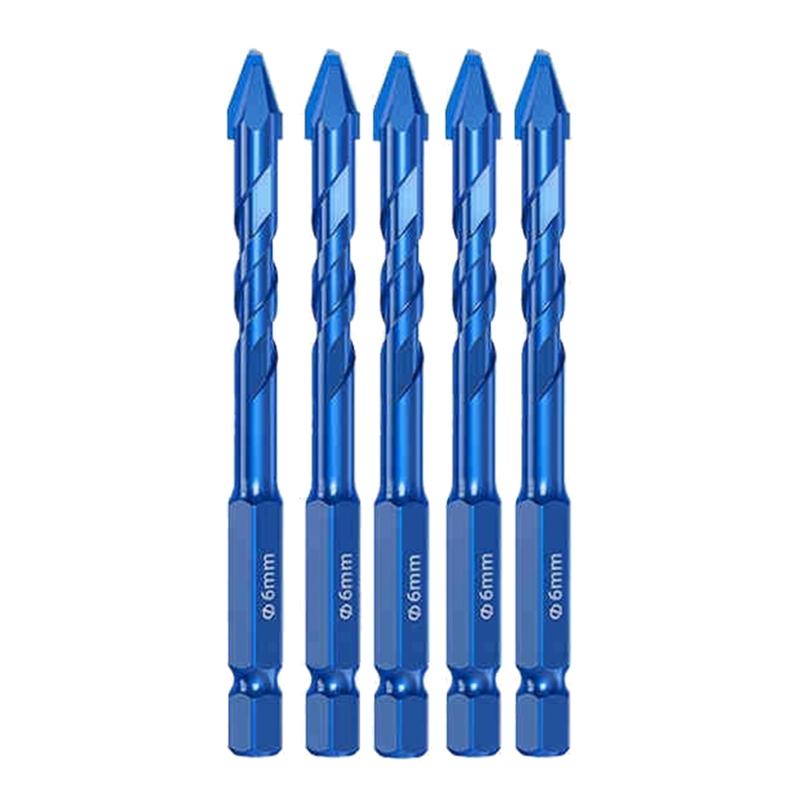 High Hardness Eccentric Drill Precisions Drilling 6/8/10/12mm Glass Tile Ceramic Punching Rock Triangles Drill Bit
