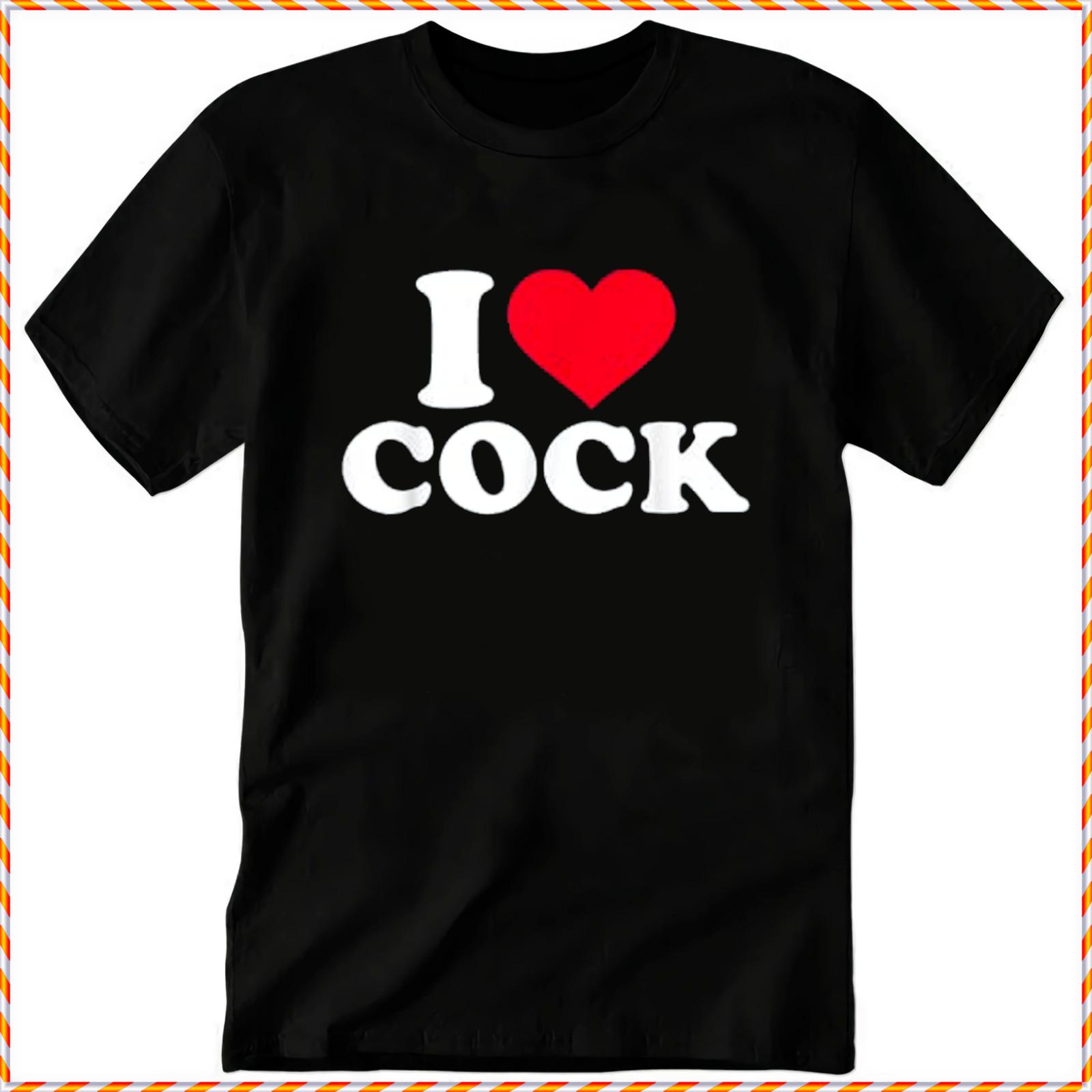 2025/I Love Heart Cock Funny Apparel Unisex Adults TShirt S-4XL S разноцветный