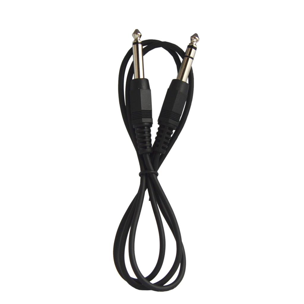 Audio conversion stereo standard plug mono standard plug cable, 6.3mm (male) - 6.3mm (male), 1m, VM-MS9-1m