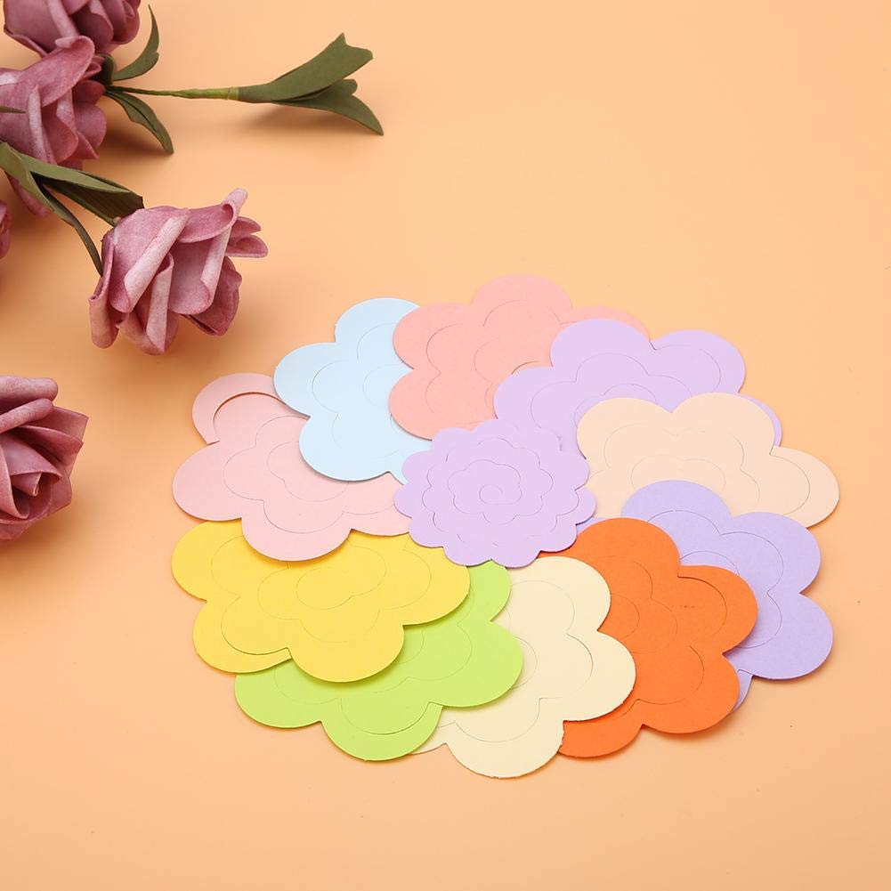Quilling 20 Flower DIY Quilling Birthday Hobby Paper, Sheets, Design, Origami, Strips, Beginner, Kids, Gift,