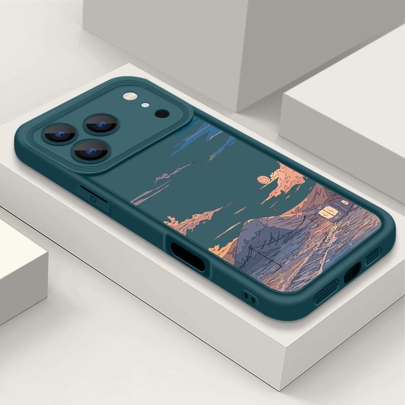 Mountain Train Pattern TPU Phone Case For iPhone Air 16e 17 16 15 14 Pro Max 13 12 Pro 15 16 Plus Shockproof Soft Silicone Cover