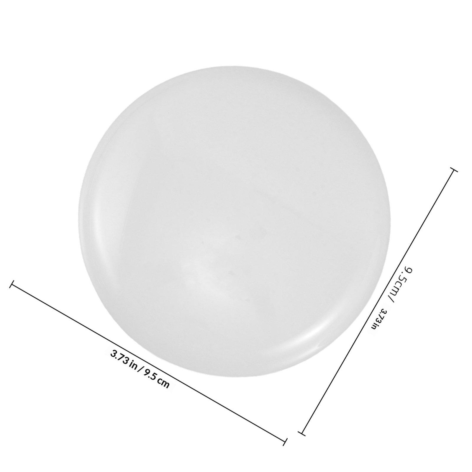 6Pcs White Lampshade Diffuser Round Plastic Diffuser Board for Ceiling Fan Lights Spotlight Covers Dazzling-Proof Soft