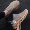 Chaussures de Jogging de Sport pour Hommes Chaussures en Mesh Respirantes Légères d'Extérieur Nouvelles Confortables Noires Décontractées Sneakers de Gymnastique de Course pour Hommes
