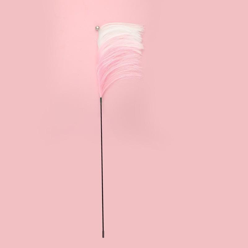 Katzenspielzeug: Raupen-Glocken-Teaser-Stab zur Selbstbeschäftigung und zum Backenzahnabrieb