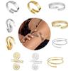 Adjustable Metal Armband Set Golden Geometry Arm Bracelet  Arm Accessories