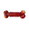 Pet Supplies Bones Shaped Grinding Rod PVC Toothed Dog Sound Toy