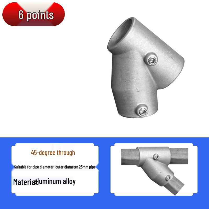 20/25/32mm Stahlrohrverbinder: Verzinkter 6-Punkt Rundbogen-Verbindungsbefestiger