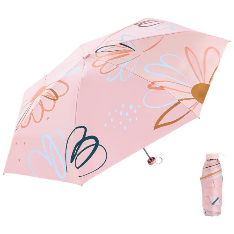 Paradise Umbrella 5-Fold Anti-UV Capsule Umbrella