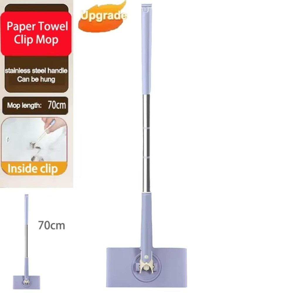 Snap-Grip No Wash Lazy Mops Convenient Automatic Cloth Changing Disposable Dust Mop