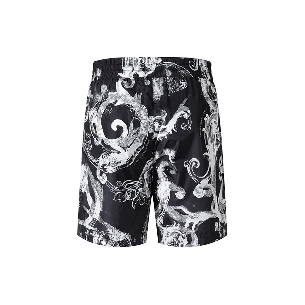 VERSACE JEANS COUTURE Print Drawstring Shorts 76GAD115-CQS85-899