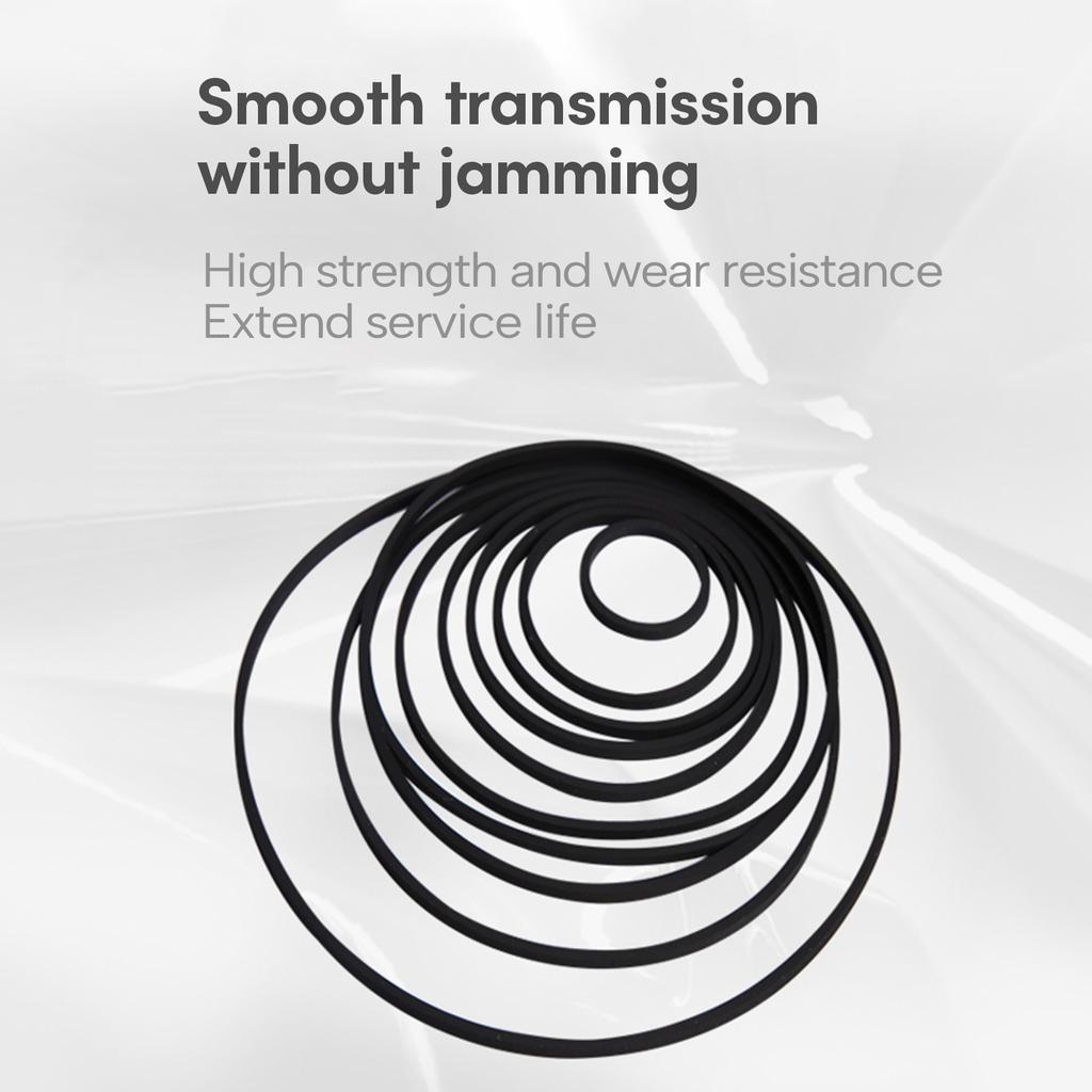 5 Stück 50-140mm Kassettenrekorder Gummi Riemen 1,0mm Breite Gemeinsamer Riemen für Rekorder n DVD-Laufwerke