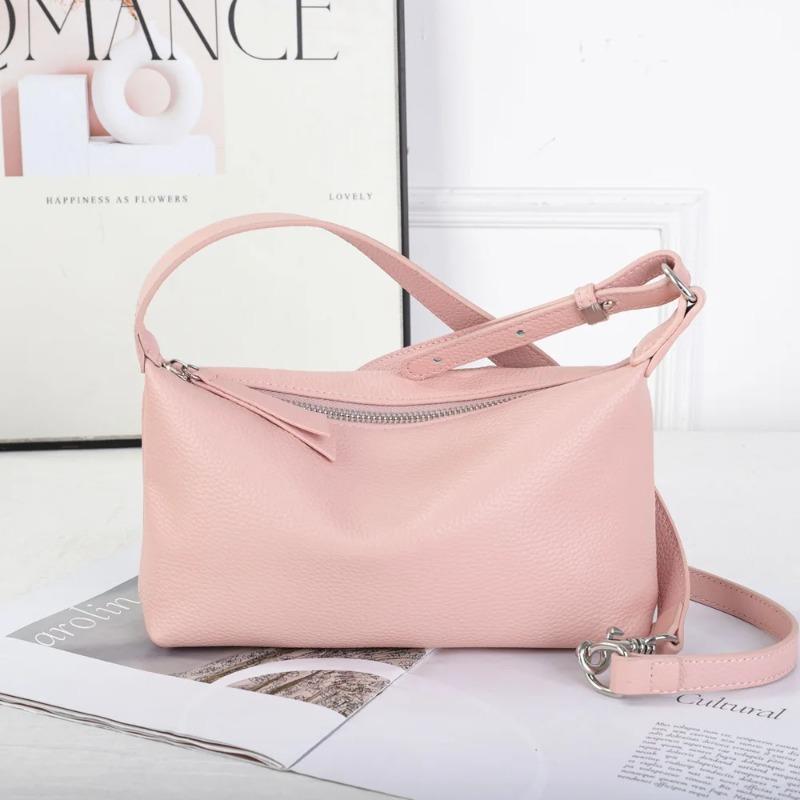 Ladies' 2026 New TOGO Top-Grain Leather Women's Shoulder Bag Fashi Minimalist Versatile Crossbody & Armpit Bag