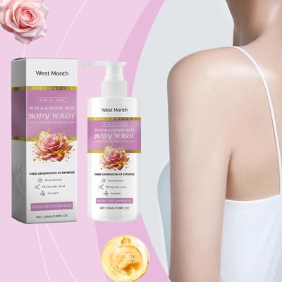 Exfoliërende Douchegel Diepe Reiniging Verwijdert Oude Dode Huid Verheldert Huidskleur Hydraterend Verzachtend Verfrissend Whitening Body Wash