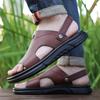 Fashion Summer Men's Breathable Sandals Comfortable Casual Beach Shoes with Soft Soles Comfortable Fashionable Versatile Cool Slippers