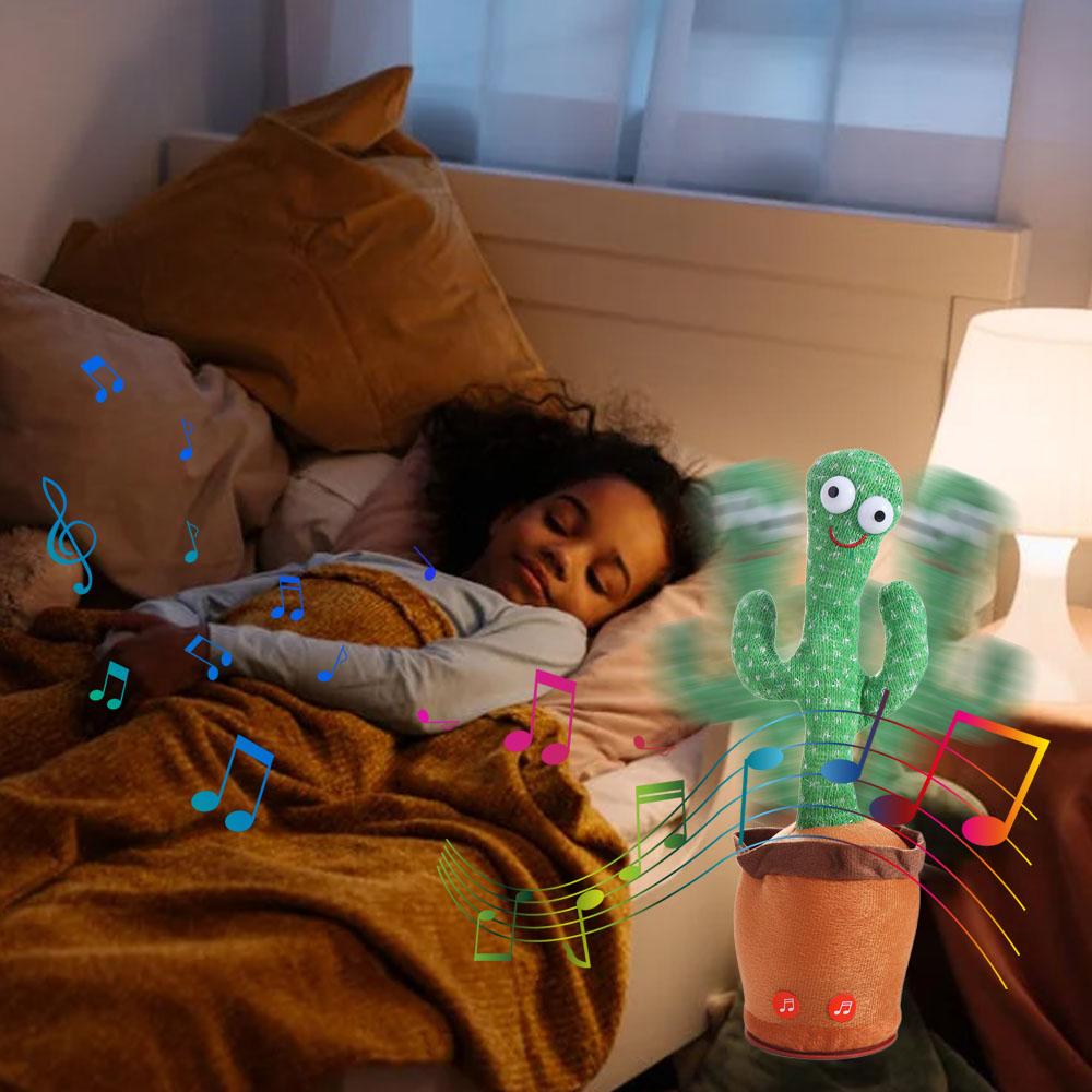 Dancing Cactus Electronic Dancer Toy Talking Dancing Plush Toys Electronic Dancer Cactus  Children