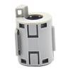 10pcs Ferrite Ring Core Black Clip-On Ferrite Core Noise Suppressor Cable Clamp 7mm Reduce Electromagnetic Interference