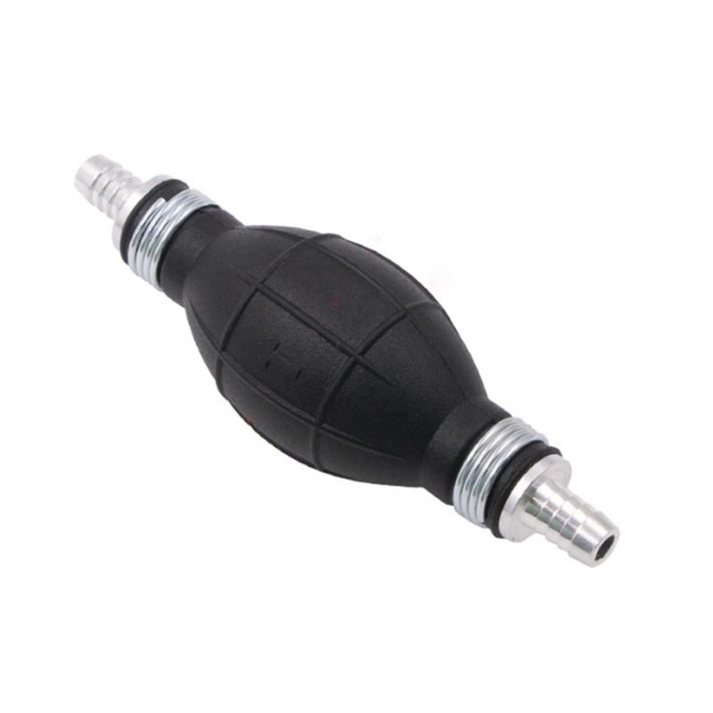 Universal Fuel Pump 8mm Rubber Aluminum Hand Fuel Pump Fuel Injector All Fuels for Car Motorcycle-Outboar