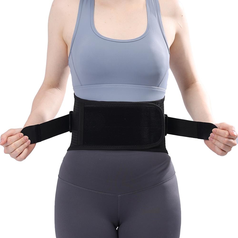 Regulowany pas lędźwiowy dla mężczyzn i kobiet Wsparcie Ulga w bólu Rwa kulszowa Skolioza Przepuklina dysku Z paskami