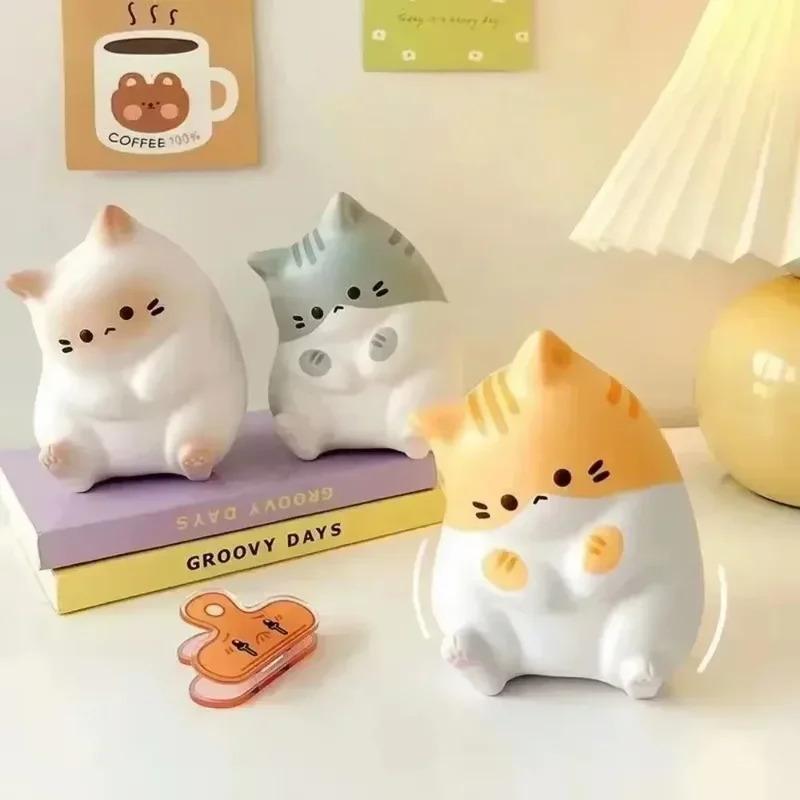 Cute Cat Squishy Toy Stress Relief Slow Rising Squeeze Antistress Ball Cartoon Table Ornaments Squishy Stress Reliever Toys