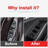 Panou cotieră ușă mașini din oțel inoxidabil comutator fereastră butoane ridicare autocolante ornamente pentru Mazda 3 Axela BP