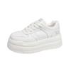 High-end Little White Shoes Women's Spring New Bread Shoes Small Thick-soled Heightening Casual Sports Board Shoes