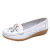 Korean Style Spring 2024 Women's Casual Loafers - Slip-On Bean Shoes for Moms.