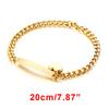 Individuell gravierte Armbänder für kleine Mädchen, personalisierter anti-allergischer Edelstahl-Balken Schmuck für Mädchen und Jungen