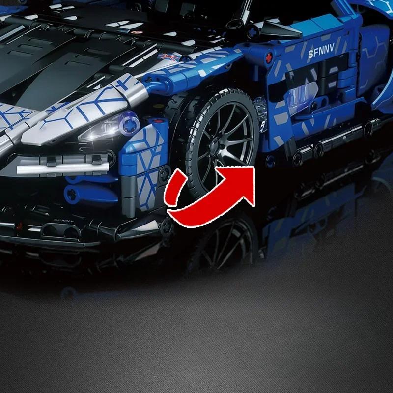 Technical McLarened Sena City Racing Car Building Blocks MOC  Bricks Super Sports Cars Model Boys Assembly Toys Kid Gifts