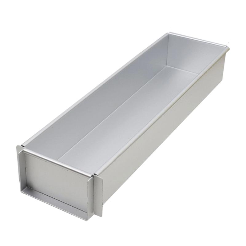 Food Grade Aluminum Alloy Tiramisu Cake Pan Nonstick Rectangular Dessert Cheesecake Maker Mould For Home Cook