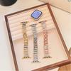 Diamond Bracelet Starp for Apple Watch Series 10 9 8 7 6 5 4 3 Luxury Jewelry Watchband for Iwatch 38 40mm 41 42 44mm 45 49 46mm