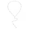 Adjustable Y-Shaped Crystal Necklace - European & American Geometric Layered Fashion
