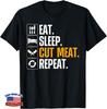 Best Butcher Art for Men Women Meat Cutting Butchery Butcher Gift Unisex T-Shirt