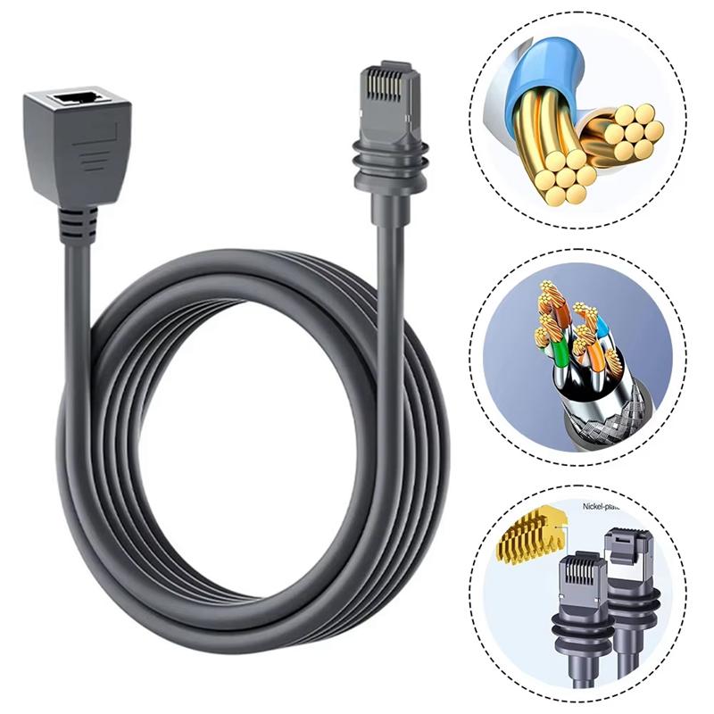 Precise 1200Mbps Ethernet Extension Adapter For Starlink For Gen 3 For Starlink V3 For RJ45 Connection Cable 0.5M